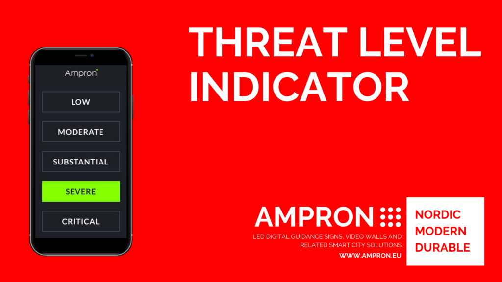 Ampron Emergency threat level indicator solution